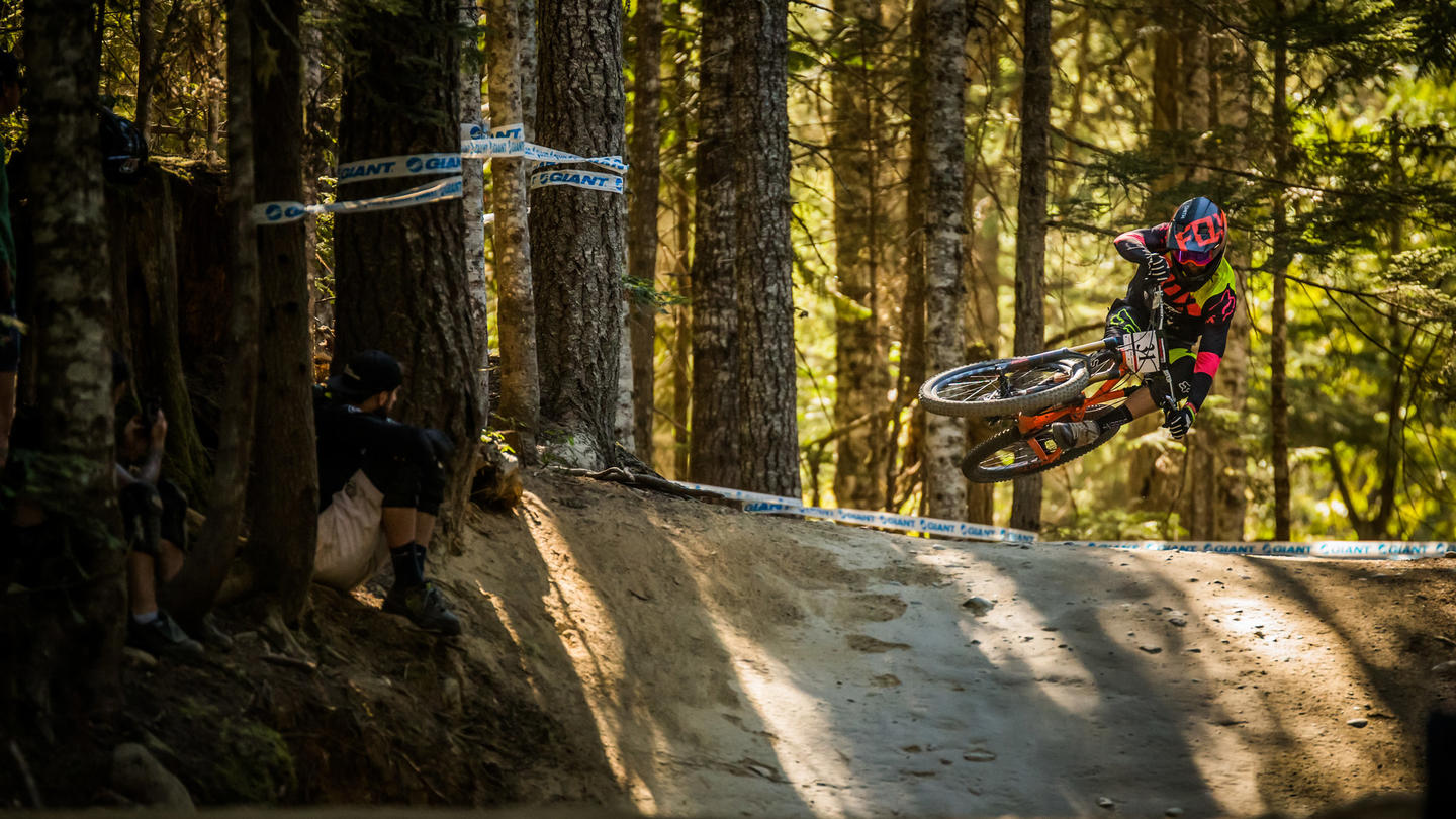 winner of Air DH at Crankworx